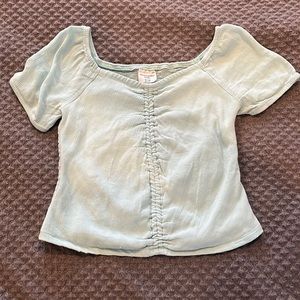 Light green Abercrombie kids top